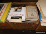 (TABLE) BOX OF ASSORTED BOOKS; 11 PIECE LOT OF ASSORTED BOOKS TO INCLUDE TITLES SUCH AS 