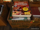 (TABLE) BOX OF ASSORTED BOOKS; ~20 PIECE LOT OF ASSORTED BOOKS TO INCLUDE TITLES SUCH AS 