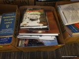 (TABLE) BOX OF ASSORTED HISTORY BOOKS; ~15 PIECE LOT OF MISCELLANEOUS HISTORY BOOKS TO INCLUDE