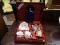 (R2) KUTAHYA PORSELEN TEA CUPS; 5 PIECE LOT OF KUTAHYA PORCELAIN TEA CUPS AND MORE TO INCLUDE 2 GOLD