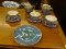 (R2) TEA SET; HAND PAINTED, MADE IN JAPAN FLORAL AND BIRD TEA SET TO INCLUDE 3 TEA CUPS AND SAUCERS,