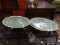 (R3) RED WING POTTERY LOT; INCLUDES 2 TOTAL PIECES. 1 IS A SERVING BOWL AND 1 IS A SERVING PLATTER.