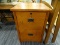 (R3) FILING CABINET; WHALEN CHERRY 2 DRAWER FILING CABINET WITH KEY. IS IN EXCELLENT CONDITION AND
