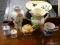 (R4) LOT OF PORCELAIN ITEMS; INCLUDES A MADE IN ITALY PITCHER, A MADE IN RUSSIA COFFEE CUP, A MADE