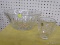 (R1) LOT OF GLASSWARE; 2 PIECE LOT OF ST GEORGE LEAD CRYSTAL GLASSWARE TO INCLUDE A BOWL AND A CUP.