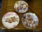 (R2) PUPPY COLLECTORS PLATES; 3 PIECE LOT OF PUPPY COLLECTIBLE PLATES TO INCLUDE AN ASPCA ADOPT A