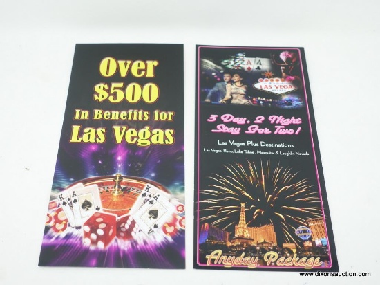 (SHOW) LAS VEGAS 3 DAY, 2 NIGHT STAY FOR 2; ANYDAY GETAWAY. 3 DAY, 2 NIGHT GETAWAY FOR TWO. THIS