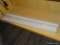 (R2) LEVOLOR BLINDS; WHITE, VINYL PULL DOWN BLINDS. MEASURES 26 IN WIDE.