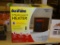 (R2) DURAFLAME HEATER; INFRARED QUARTZ HEATER WITH A ROSE CHERRY FINISH AND A DIGITAL THERMOSTAT