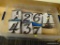 (R3) TOTE LOT OF HILLMAN NUMBERS; LOT INCLUDES OVER 20 DIFFERENT 5.5 IN REFLECTIVE OUTDOOR HOUSE