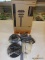 (R1) SOLAR PANEL PATH LIGHTS; 4 CT PORTFOLIO LANDSCAPE PATH LIGHTS WITH A BLACK FINISH. 10 LUMENS