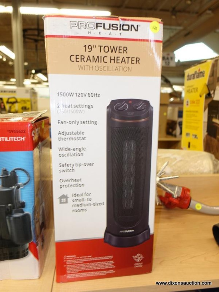 Profusion 19 Tower Ceramic Heater with Oscillation