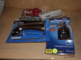 (R1) BATHROOM SUPPLIES; 4 PIECE LOT OF BATHROOM SUPPLIES TO INCLUDE A DANCO UNIVERSAL TUB SPOUT WITH
