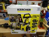 (R3) KARCHER ELECTRIC POWER WASHER; YELLOW AND BLACK 1700 PSI ELECTRIC POWERED POWER WASHER. 1.2