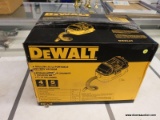 (R1) DEWALT SHOP VACUUM; 4 GALLON, 5 HP, PORTABLE WET/DRY VACUUM WITH A FLEXIBLE HOSE, 2 EXTENSION