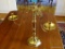 (DR) CANDELABRA; VIRGINIA METALCRAFTERS FOR COLONIAL WILLIAMSBURG BRASS CANDELABRA- MARKED CW-16-65-