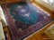 (LR) HANDMADE PERSIAN RUG; LARGE HANDMADE PERSIAN RUG IN GREEN, BLUE, RED AND IVORY- EXCELLENT