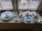 (LR) PORCELAIN LOT; LOT CONSISTS OF 6 COLLECTIBLE CUPS AND SAUCERS, HAND PAINTED NIPPON BON BON