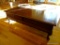 (FRM) COFFEE TABLE; CHERRY QUEEN ANNE 2 DRAWER COFFEE TABLE, DRAWERS ARE DOVETAILED WITH MAHOGANY
