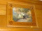 (FRM) FRAMED PHOTO; CARVED CHERRY AND OAK FRAME WITH HORSE AND BUGGY PHOTO- 20 IN X 18 IN