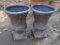 (SIDEYD) PLANTERS; PR. OF COMPOSITION URN PLANTERS- 18 IN X 26 IN