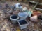 (SIDEYD) MISC.. LOT; LOT INCLUDES LARGE NUMBER OF COMPOSITION PLANTERS- APPROX. 24- 5 GAL. BUCKETS,