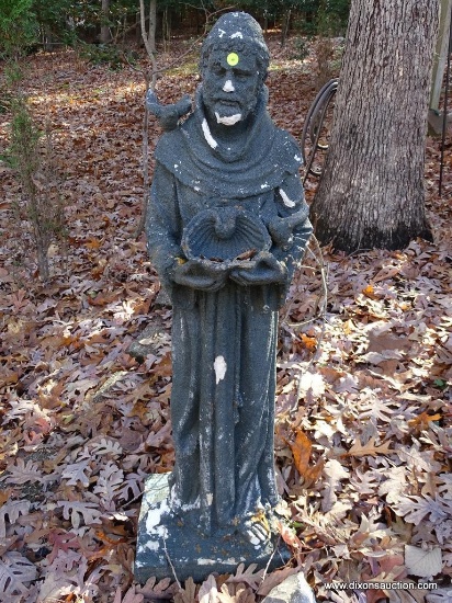 (SIDEYD) STATUE; COMPOSITION STATUE OF ST, FRANCIS- 48 IN H