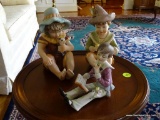 (LR) FIGURINES; 3 PORCELAIN FIGURINES OF CHILDREN- 2 BY ANDREA-6 IN AND 1 UNMARKED- 4.5 IN