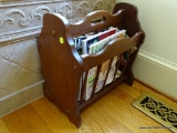 (MBATH) MAGAZINE HOLDER; CHERRY MAGAZINE HOLDER- 16 IN X 10 IN 16 IN