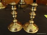 (FRM) CANDLEHOLDERS; PR OF BRASS VIRGINIA METALCRAFTERS 7 IN CANDLE HOLDERS