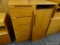 (R4) GENTLEMAN'S CHEST; WOODEN GENTLEMAN'S CHEST WITH A CABINET ON THE RIGHT WITH 4 ADJUSTABLE