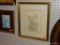 (WALL) FRAMED LILIES PRINT; IS SIGNED BY THE ARTIST IN THE LOWER LEFT HAND CORNER AND IS NUMBERED.