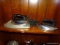 (BAY 6) LOT OF VINTAGE IRONS; 3 PIECE LOT TO INCLUDE A SUNBEAM IRON MASTER MODEL A-4A IRON WITH
