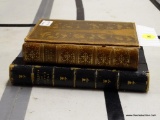 (BAY 6) PAIR OF VINTAGE/ANTIQUE BOOKS; 2 PIECE LOT OF VINTAGE/ANTIQUE BOOKS TO INCLUDE 