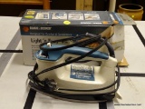 (BAY 6) BLACK & DECKER IRON; LIGHT 'N EASY IRON WITH STEAM & DRY FEATURES. MODEL NO. F363. COMES IN