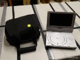 (BAY 6) BITECH PORTABLE MEDIA PLAYER; COMES IN THE CASE WITH THE CORDS AND MANUAL. MODEL NO.