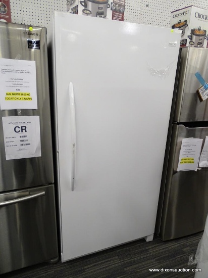 FRIGIDAIRE 20.2-CU FT FROST-FREE UPRIGHT FREEZER ENERGY STAR. CREATE MORE SPACE FOR YOUR GROCERIES