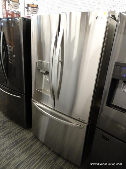 LG SMARTTHINQ 29.7-CU FT FRENCH DOOR REFRIGERATOR WITH DUAL ICE MAKER (FINGERPRINT-RESISTANT