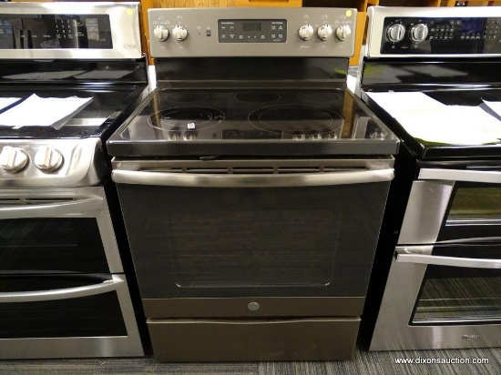 GE SMOOTH SURFACE 5 ELEMENTS 5.3-CU FT SELF-CLEANING CONVECTION FREESTANDING ELECTRIC RANGE