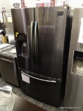 SAMSUNG 24.6-CU FT FRENCH DOOR REFRIGERATOR WITH DUAL ICE MAKER (FINGERPRINT-RESISTANT BLACK