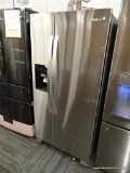 WHIRLPOOL 21.4-CU FT SIDE-BY-SIDE REFRIGERATOR WITH ICE MAKER (FINGERPRINT-RESISTANT STAINLESS