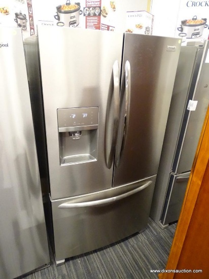FRIGIDAIRE GALLERY 26.8-CU FT FRENCH DOOR REFRIGERATOR WITH DUAL ICE MAKER (SMUDGE-PROOF STAINLESS