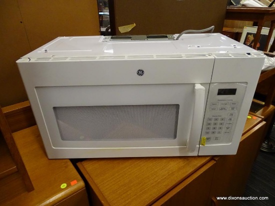 GE 1.6-CU FT OVER-THE-RANGE MICROWAVE (WHITE). IF YOU WANT A NO-FUSS EXPERIENCE IN THE KITCHEN, THIS