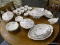 (R2) AUSTRIA HABSBURG CHINA SET; 38 PIECE LOT OF CHINA WITH A PINK ROSE DESIGN TO INCLUDE A 8 TEA