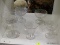 LOT OF ASSORTED SHERBERT GLASSES; 5 PIECE LOT OF ASSORTED SHERBERT GLASSES WITH VARIOUS DETAILING.