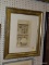 (RWALL) FRAMED ARCHITECTURAL PRINTS; ARCHITECTURAL PLANS FOR A GREEK STYLE ARCHWAY ON THE SIDE OF A