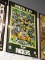 (BWALL) GREEN BAY PACKERS POSTER; NFL GREEN BAY PACKERS TEAM POSTER FROM THE BRETT FAVRE ERA, ART BY