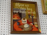 (RWALL) FRAMED NEEDLEPOINT QUOTE; NEEDLEPOINT HAS THE QUOTE 