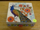 (R3) DECORATIVE BOX; WOODEN BOX WITH 