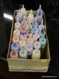 (R3) BOX LOT OF GALLERY GLASS WINDOW COLOR PAINT; INCLUDES 22, 2 FL OZ, BOTTLES OF ASSORTED COLORS